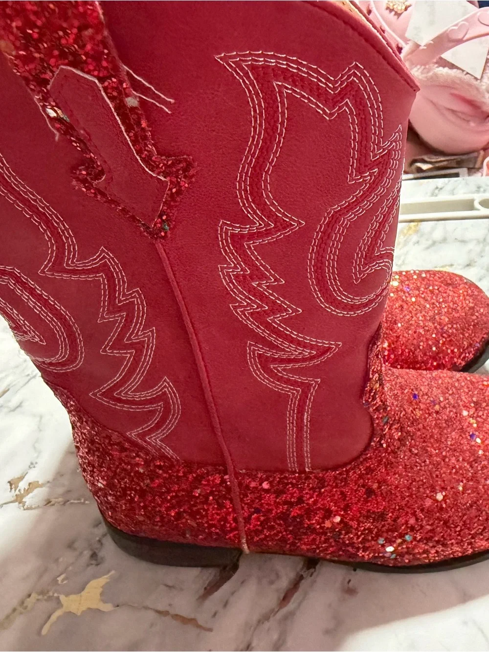 Glitter Cream Lipstick - Red Sparkle